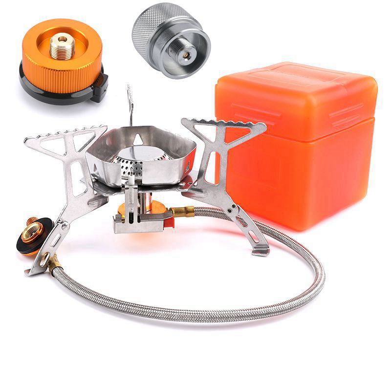 Camping Cooking Youtube - خرطوم غاز معدني مضفر بطول 0.95