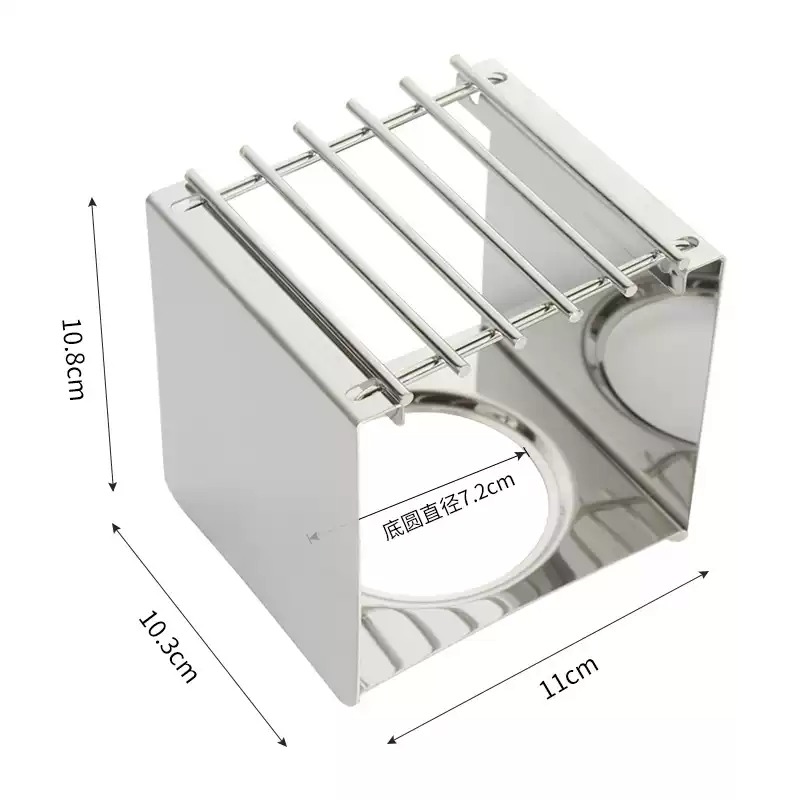 Camping Cooking Pot Stainless Steel - حامل قهوة مربع من الفولاذ المقاوم