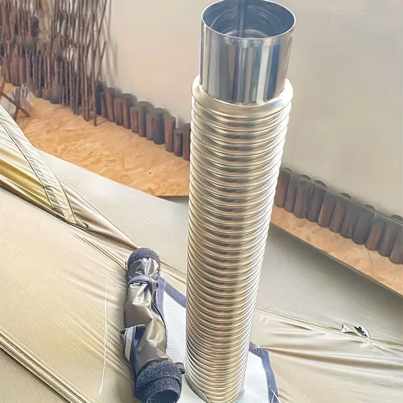Charcoal Chimney Starter - قنوات تهوية قابلة للتعديل ومقاومة للحرارة