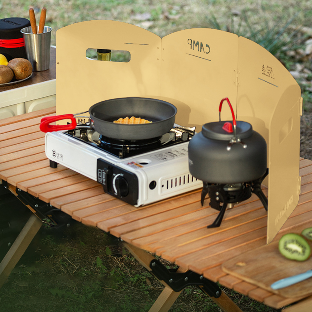 Camping Cooking Light - طوي التخييم موقد غاز الزجاج الأمامي