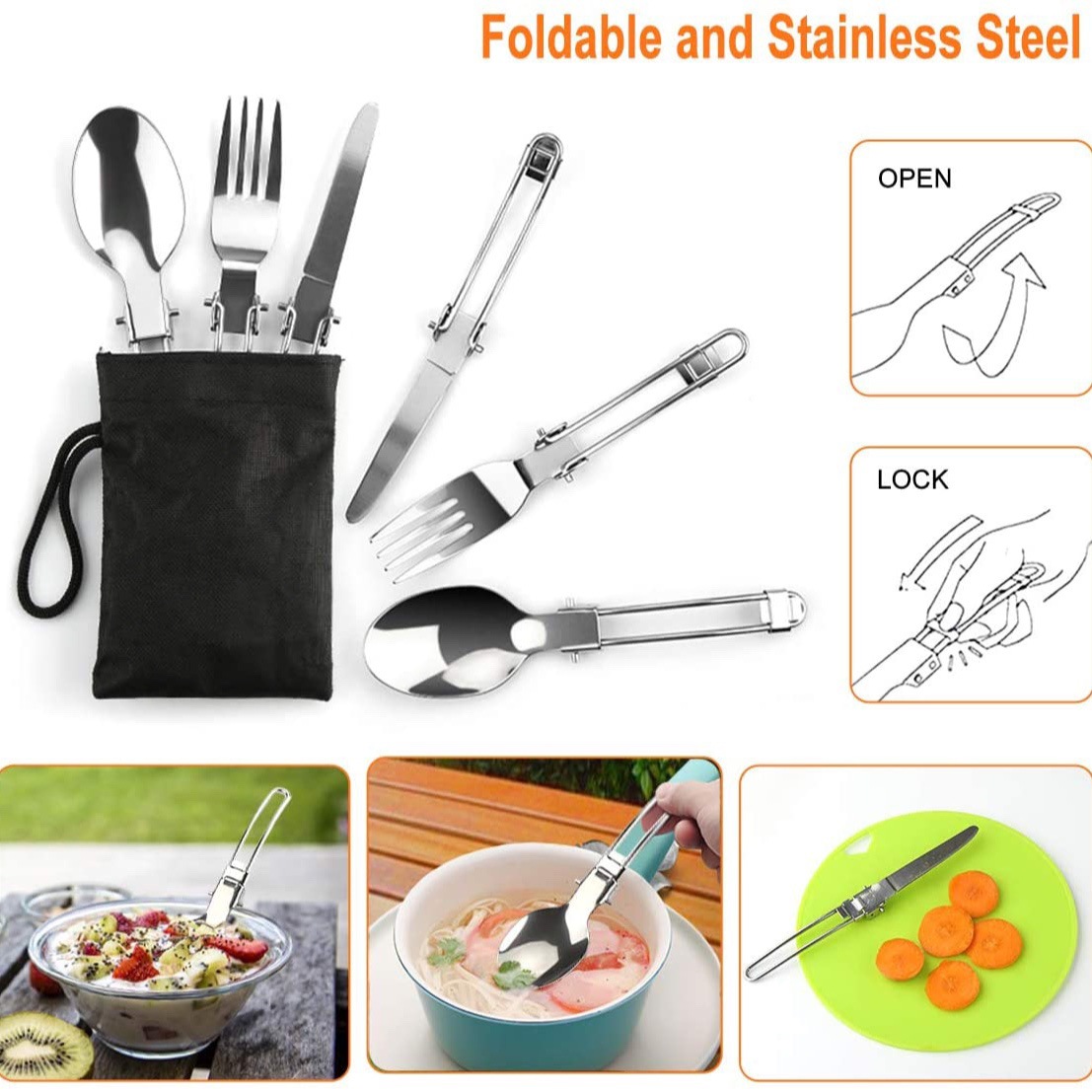 طقم طهي للتخييم في الهواء الطل - مراجعة Camping Cooking Set Lightweight وسعره