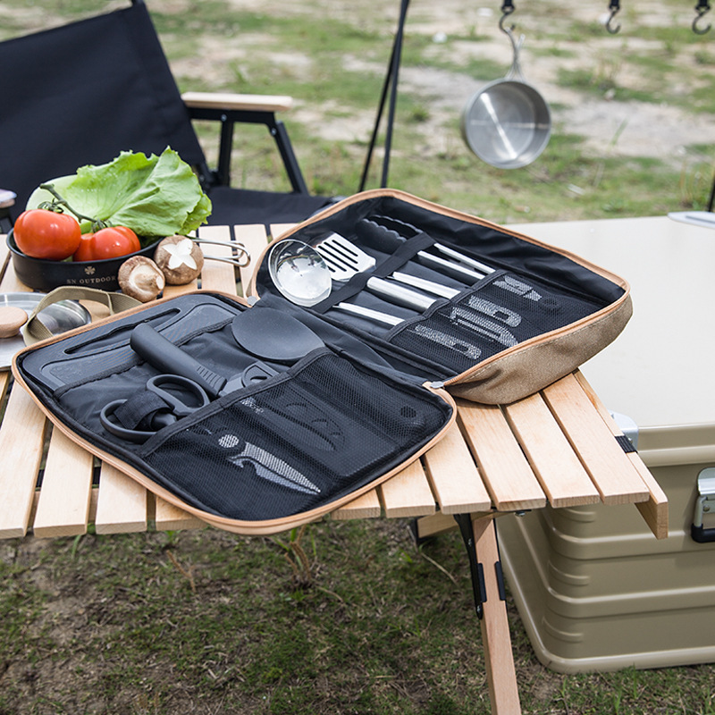 طقم أدوات طهي للتخييم مكون من  - مراجعة Camping Cooking Survival وسعره
