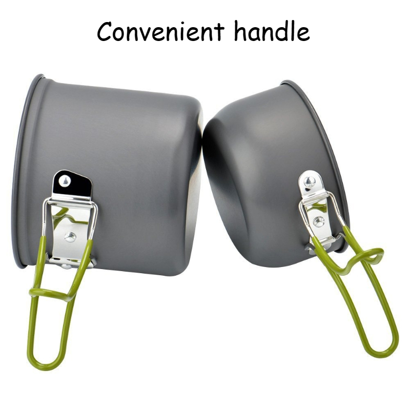 أدوات طهي محمولة للتخييم في ال - مراجعة Camping Cooking Set Lightweight وسعره