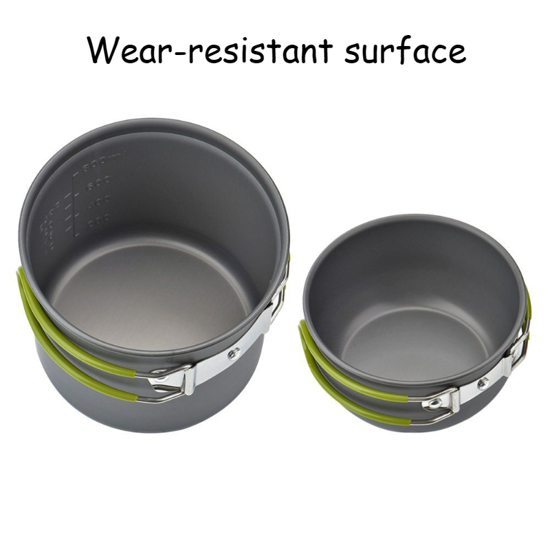 أدوات طهي محمولة للتخييم في ال - مراجعة Camping Cooking Set Lightweight وسعره