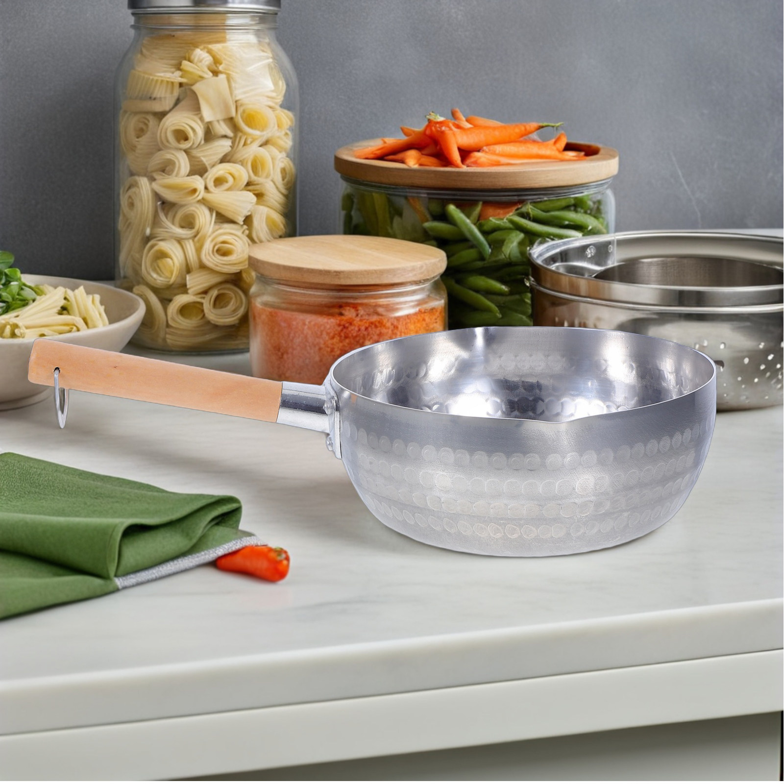 مقلاة يابانية سميكة من الألمني - مراجعة Camping Cooking Handle وسعره
