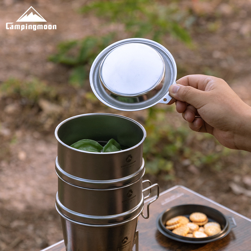CAMPINGMOON S-SD وعاء طهي عميق - مراجعة Camping Cooking Snow وسعره