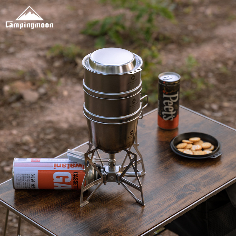 CAMPINGMOON S-SD وعاء طهي عميق - مراجعة Camping Cooking Snow وسعره