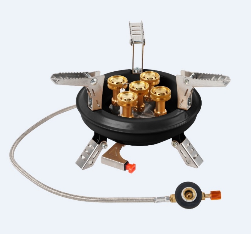 BRS-201A موقد غاز محمول للتخيي - مراجعة Camping Cooking Light وسعره