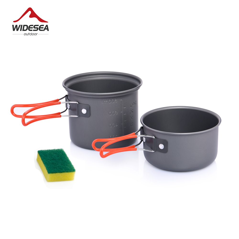 Widesea pincin طبخ التخييم الس - مراجعة Camping Cooking And Eating Set وسعره