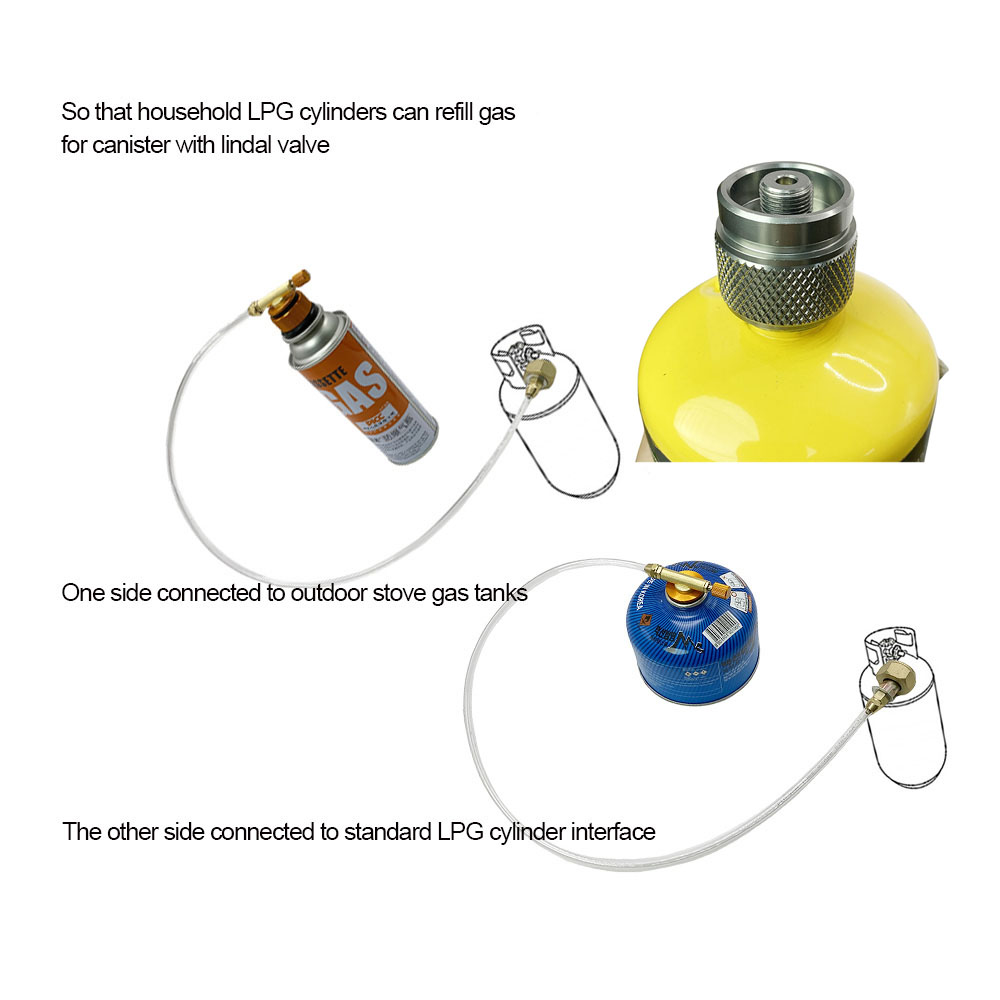 محول إعادة تعبئة الغاز في الهو - مراجعة Camping Cooking Light وسعره
