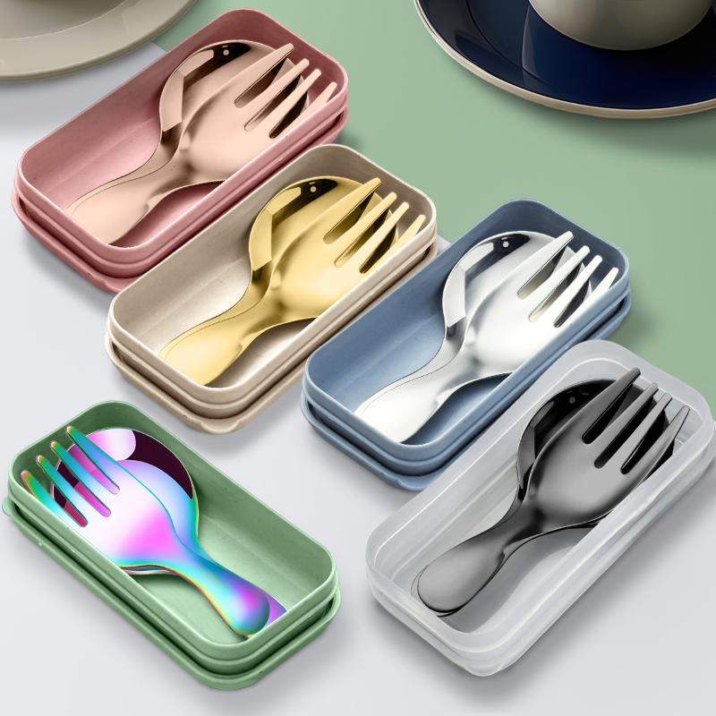 الفولاذ المقاوم للصدأ المحمولة - مراجعة Camping Cooking And Eating Set وسعره