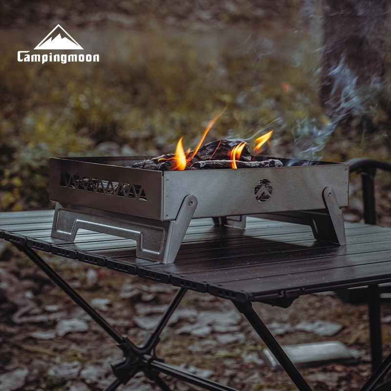 موقد تخييم محمول قابل للطي من  - مراجعة Charcoal Chimney Starter وسعره