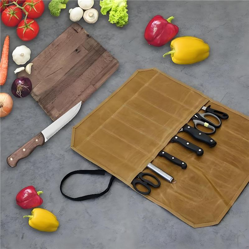 حقيبة سكاكين الشيف من القماش ا - مراجعة Camping Cooking Bag وسعره