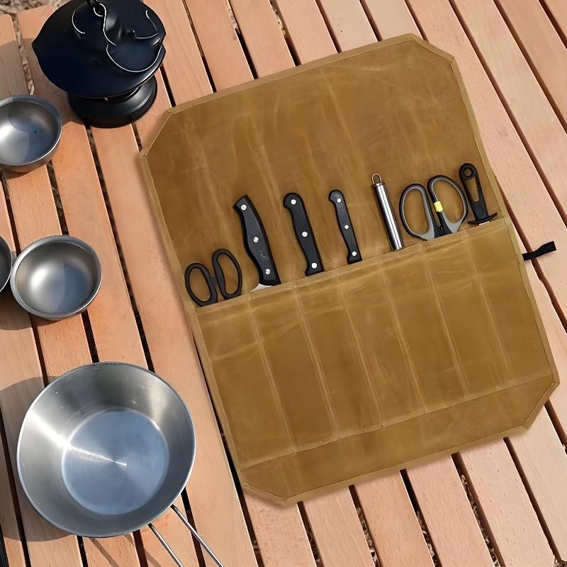 حقيبة سكاكين الشيف من القماش ا - مراجعة Camping Cooking Bag وسعره