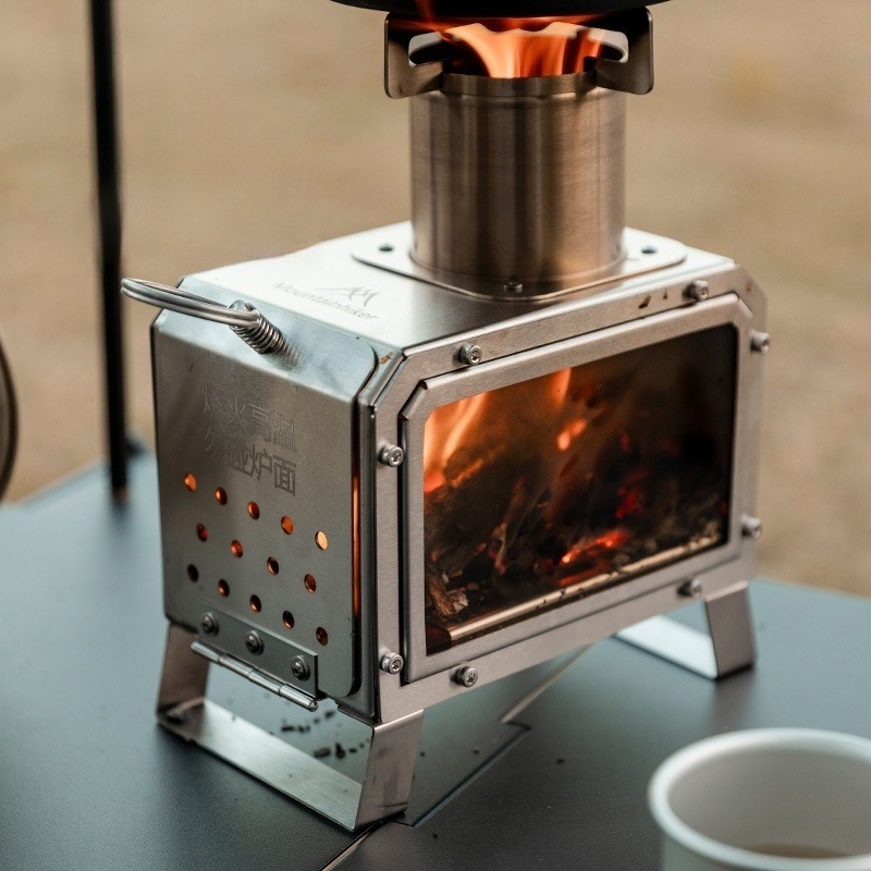 موقد تسخين من الفولاذ المقاوم  - مراجعة Camping Cooking In Forest وسعره