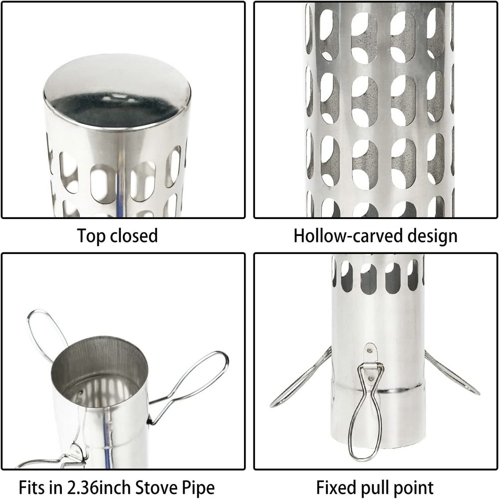 Stovepipe شرارة المانع مدخنة غ - مراجعة Charcoal Chimney Starter وسعره