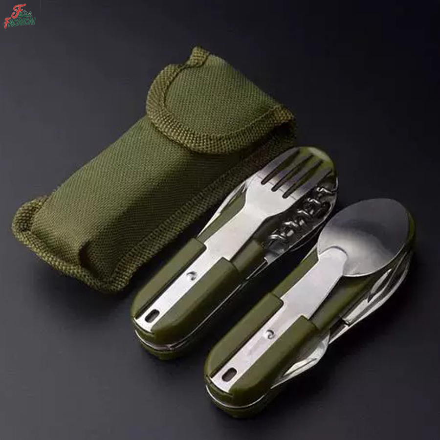 معدات التخييم: طقم سفر 5 في 1  - مراجعة Camping Cooking Survival وسعره