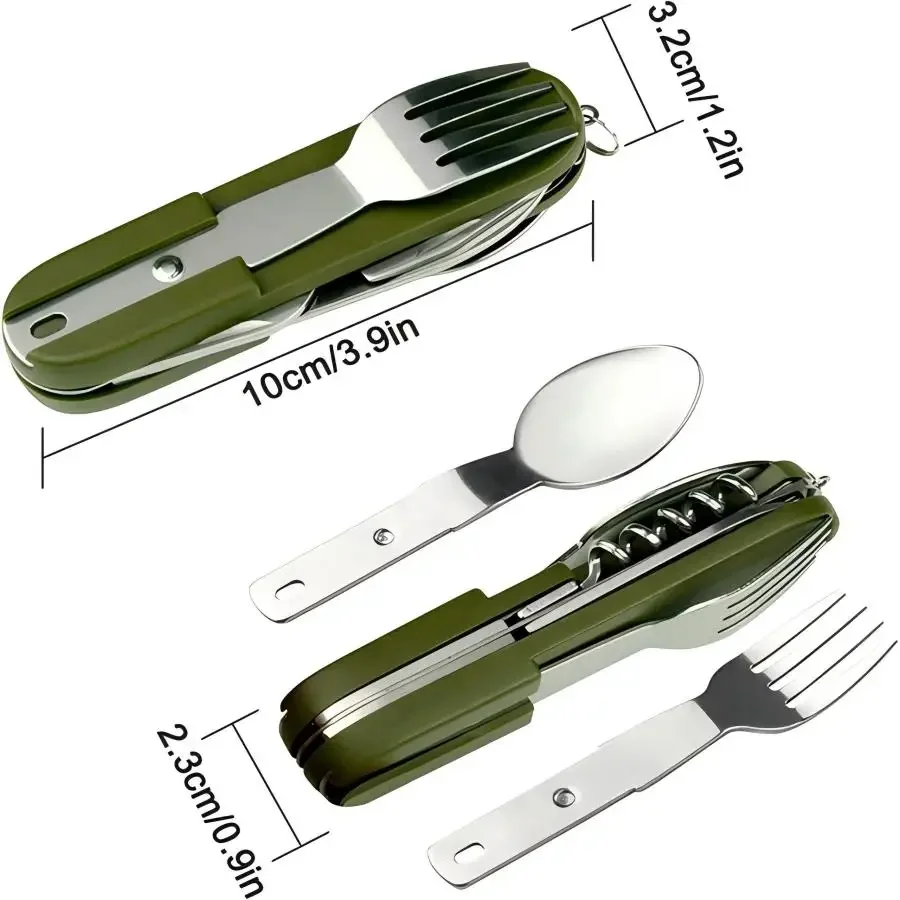 معدات التخييم: طقم سفر 5 في 1  - مراجعة Camping Cooking Survival وسعره