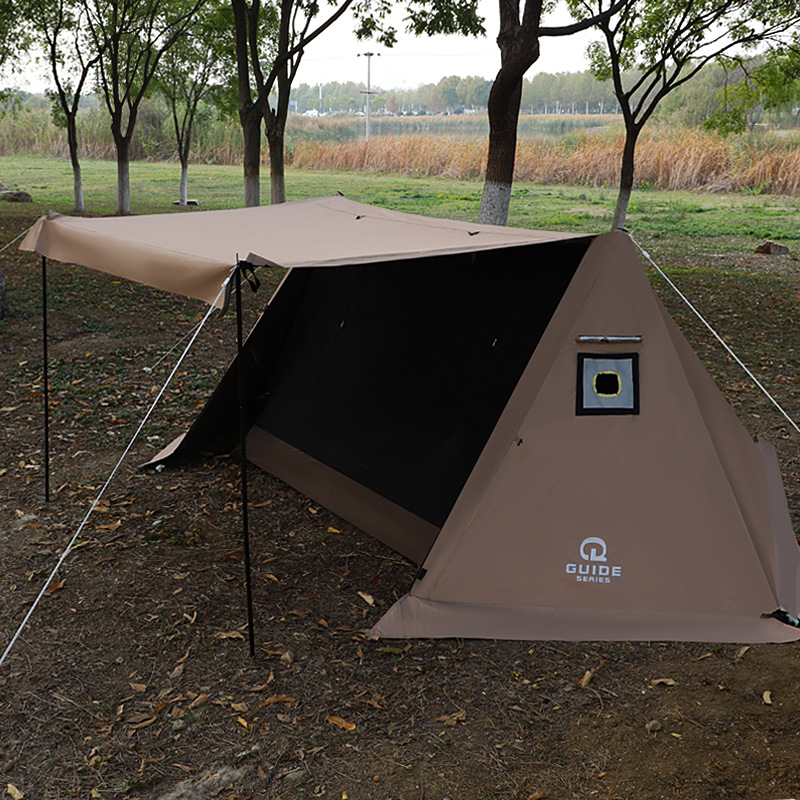مظلة تخييم خارجية مزدوجة القمة - مراجعة Camping Cooking Canopy وسعره