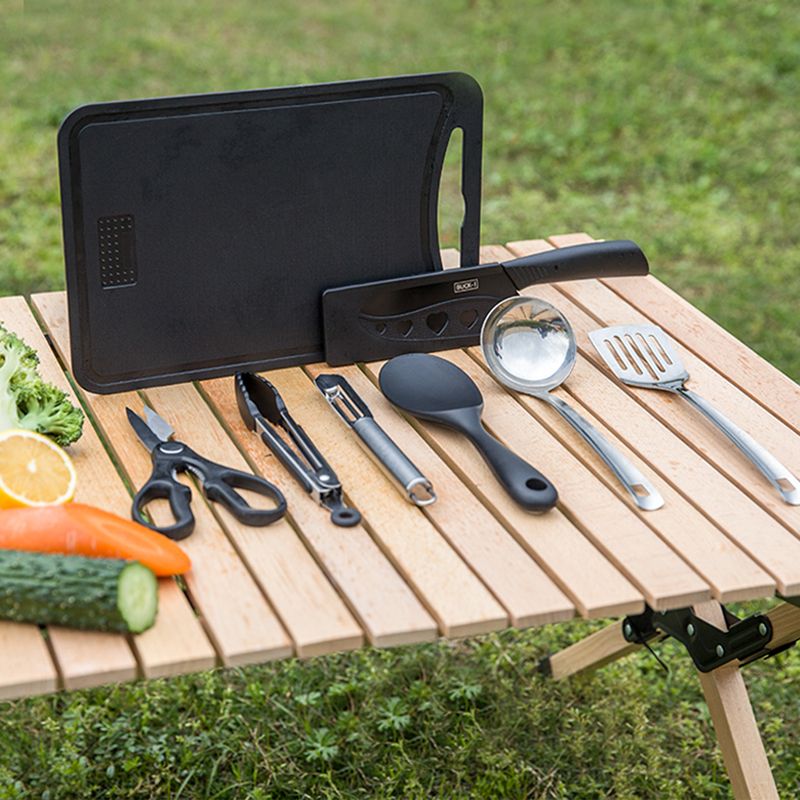 أدوات المطبخ للتخييم في الهواء - مراجعة Camping Cooking And Eating Set وسعره