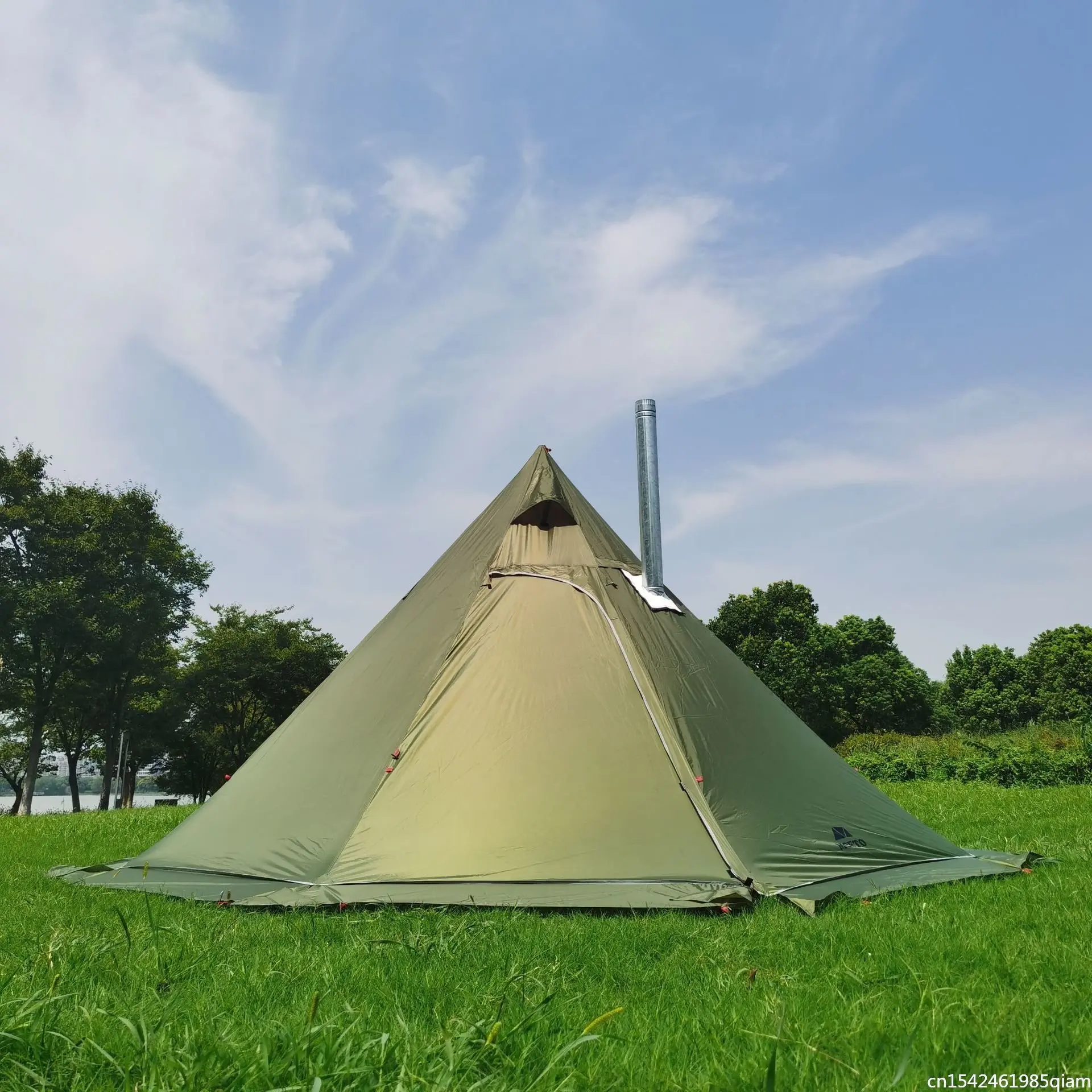 خيمة هرمية مع حافة واقية من ال - مراجعة Camping Cooking Snow وسعره