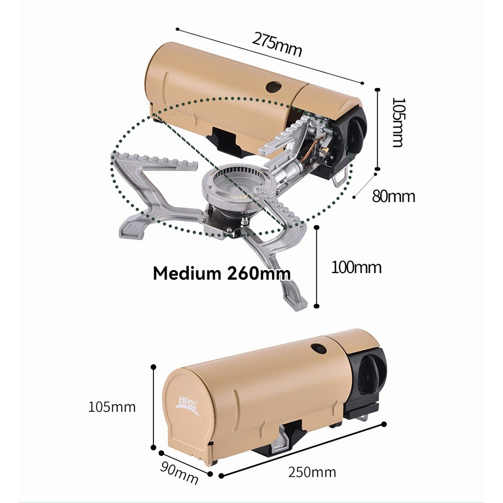 BRS-99 التخييم في الهواء الطلق - مراجعة Camping Cooking Light وسعره