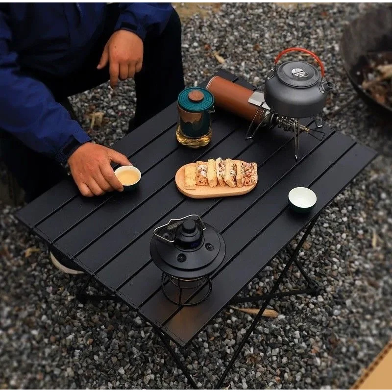طاولة تخييم قابلة للطي خفيفة ا - مراجعة Camping Cooking Bag وسعره