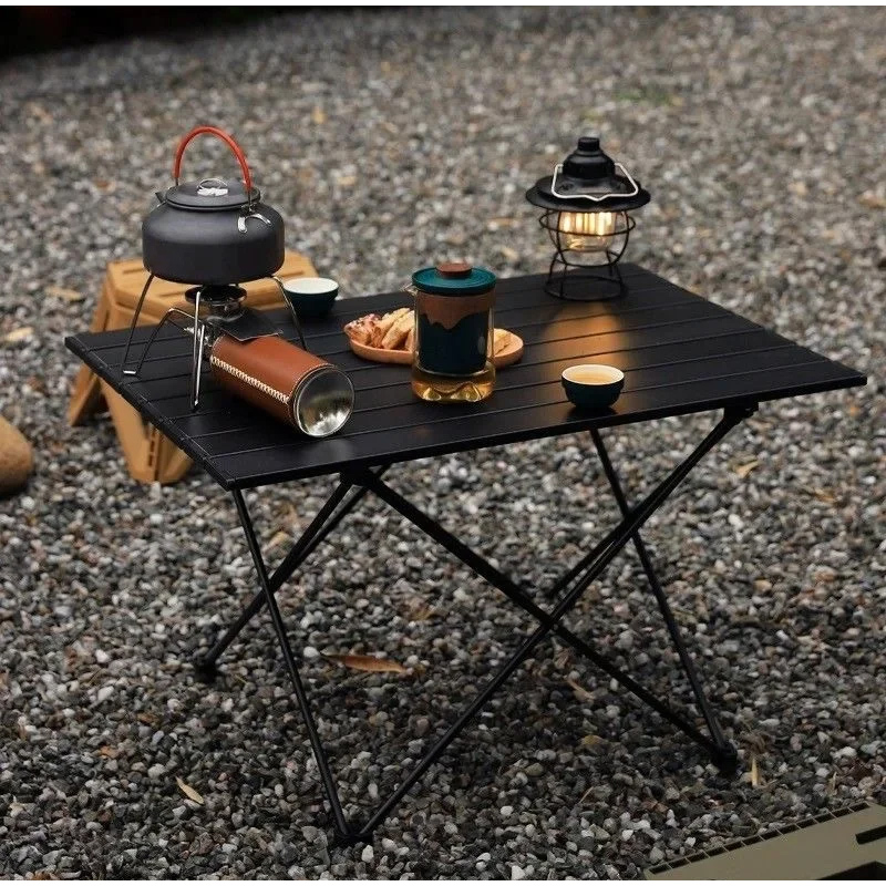 طاولة تخييم قابلة للطي خفيفة ا - مراجعة Camping Cooking Bag وسعره
