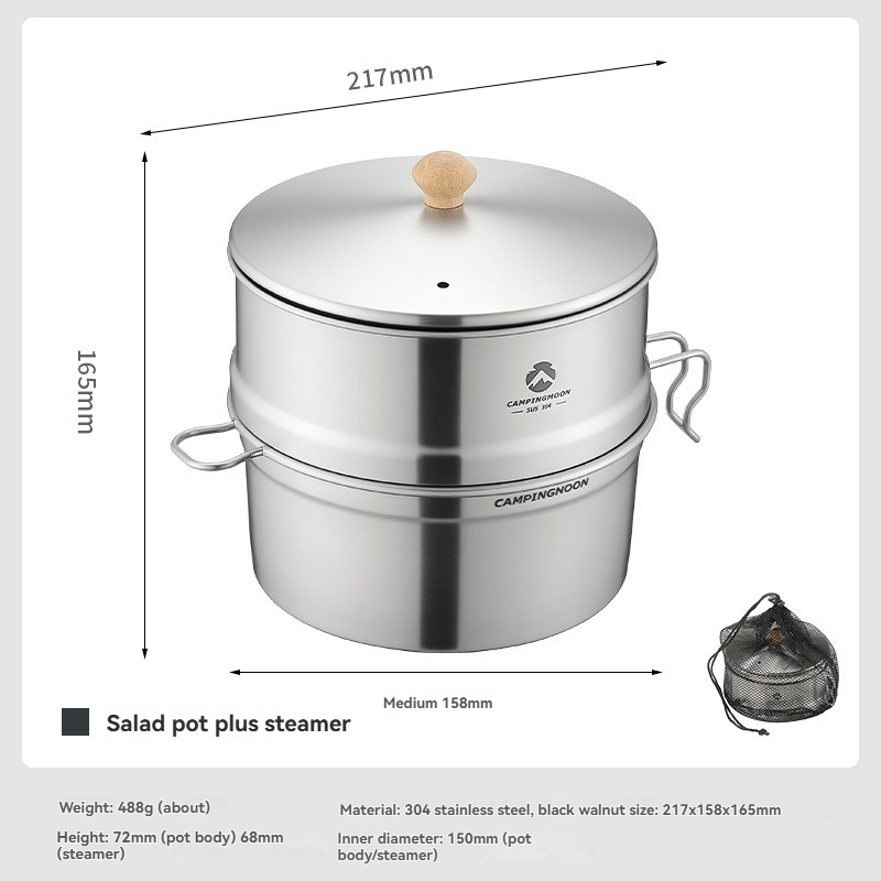 وعاء أسطوانة الثلج للتخييم S37 - مراجعة Camping Cooking Snow وسعره