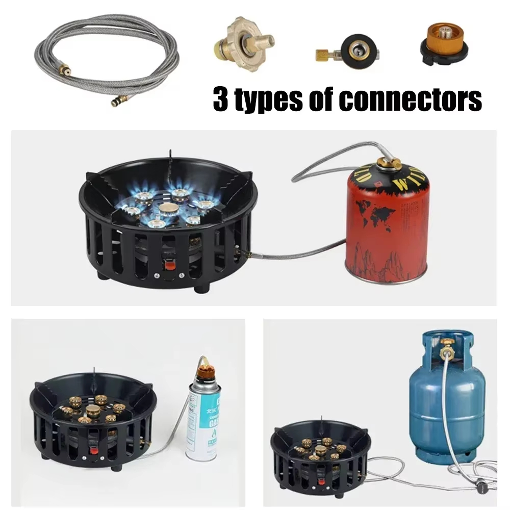 موقد تخييم بقوة 21000 واط مع 7 - مراجعة Camping Cooking Light وسعره