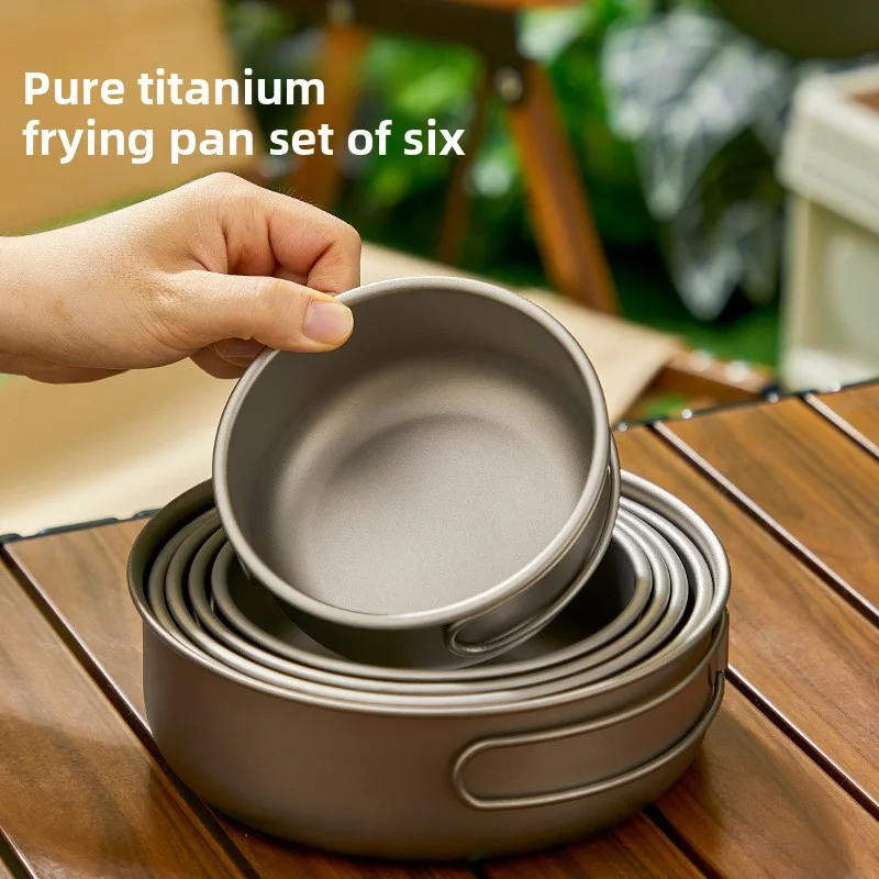 التيتانيوم في الهواء الطلق وعا - مراجعة Camping Cooking Set Lightweight وسعره