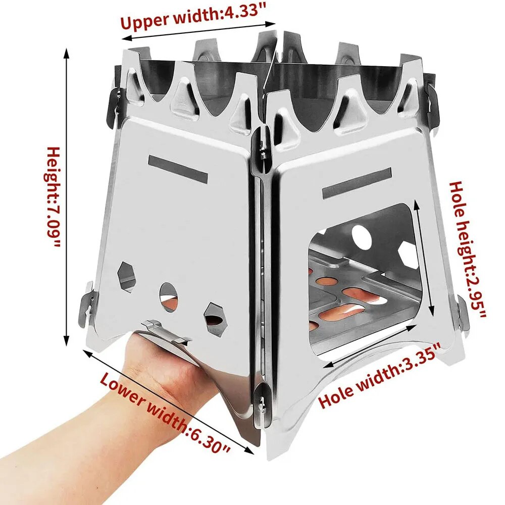 تخييم محمول مع نار خفيفة الوزن - مراجعة Charcoal Chimney Starter وسعره