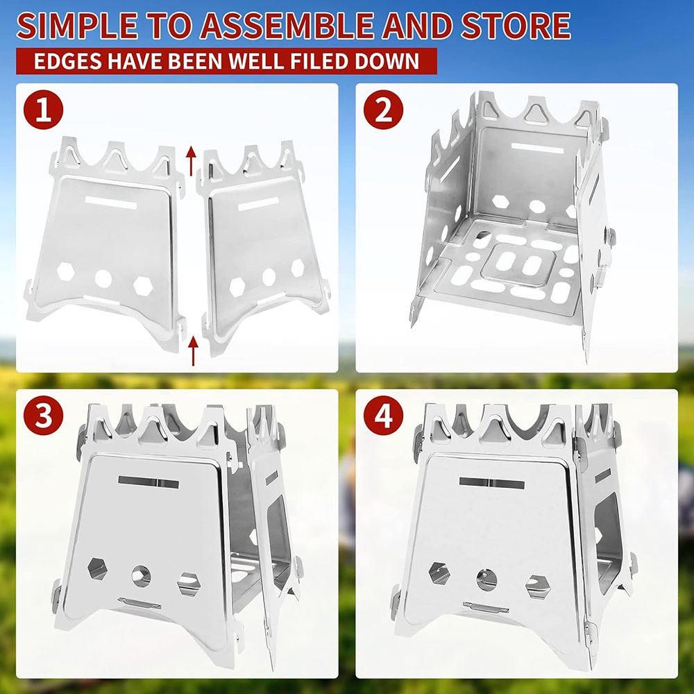 تخييم محمول مع نار خفيفة الوزن - مراجعة Charcoal Chimney Starter وسعره