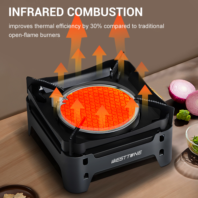 موقد احتراق بالأشعة تحت الحمرا - مراجعة Camping Cooking Plate وسعره